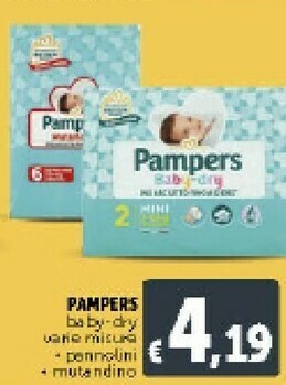 Deco Supermercati Pampers  Baby Dry offerta