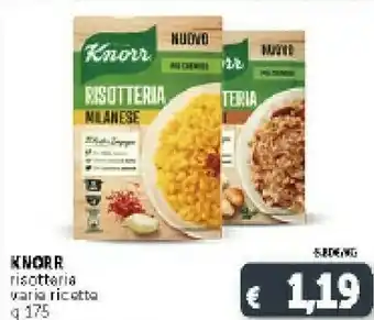 Deco Supermercati Knorr Risotteria Spinaci 175 G(ml) offerta