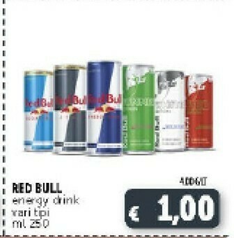Deco Supermercati Red bull Energy drink offerta