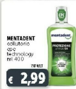 Deco Supermercati Mentadent Dentifricio offerta