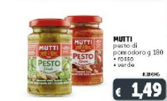 Deco Supermercati Mutti Pesto offerta