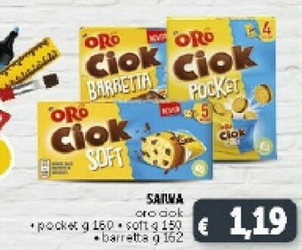 Deco Supermercati Saiwa Oro Ciok Soft 150 G(ml) offerta