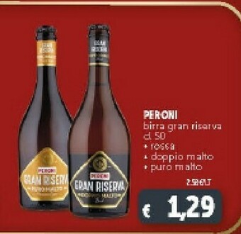 Deco Supermercati Peroni Birra offerta