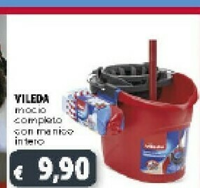 Deco Supermercati Vileda Mocio Completo Con Manico Intero offerta