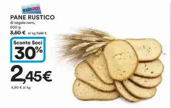PANE RUSTICO di segale nero, 500 g