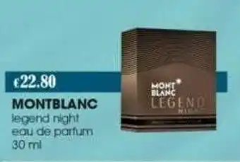 Tigotà Montblanc Legend Night Eau De Parfum offerta