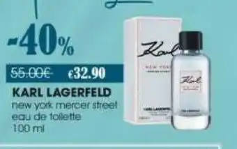 Tigotà Karl Lagerfeld New York Mercer Street Eau De Toilette offerta