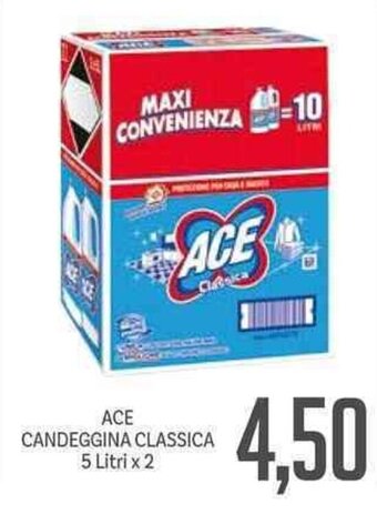 Supermercati Piccolo Ace Candeggina Classica 5 Litri x 2 offerta