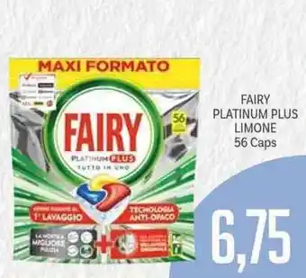 Supermercati Piccolo Fairy Platinum Plus Limone 56 Caps offerta