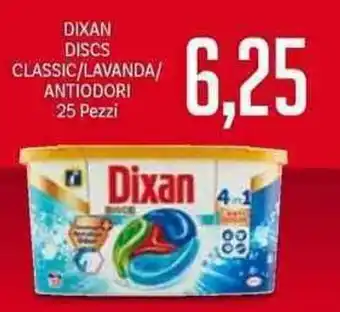 Supermercati Piccolo Dixan Discs Classic/Lavanda/Antiodori 25 Pezzi offerta