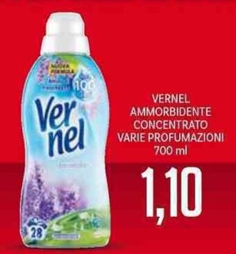 Supermercati Piccolo Vernel Ammorbidente Concentrato Varie Profumazioni 700 ml offerta