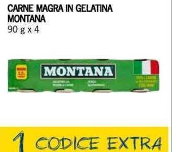 Supermercati Piccolo Montana Carne Magra in Gelatina 90 g x 4 offerta