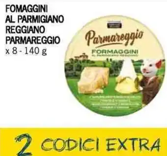 Supermercati Piccolo Parmareggio Fomaggini Al Parmigiano Reggiano x 8 - 140 g offerta