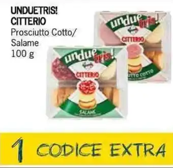 Unduetris! Citterio Prosciutto Cotto/Salame 100 g