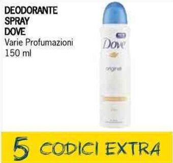Supermercati Piccolo Dove Deodorante Spray Varie Profumazioni 150 ml offerta