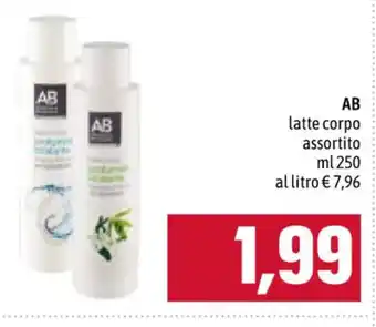 Emi Supermercati AB latte corpo assortito ml 250 offerta