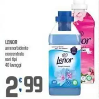 LENOR ammorbidente concentrato vari tipi 40 lavaggi