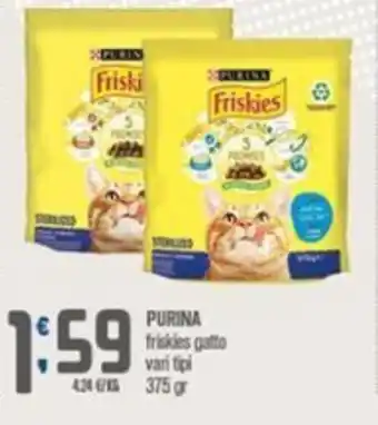 Ottimo Market PURINA friskies gatto vari tipi 375 gr offerta