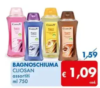 MD Discount BAGNOSCHIUMA CLIOSAN assortiti ml 750 offerta