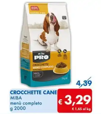 MD Discount CROCCHETTE CANE MIBA menù completo g 2000 offerta