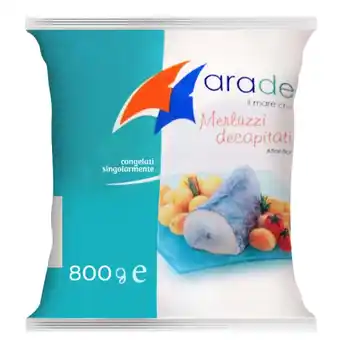 Qui Discount MERLUZZI DECAPITATI SURGELATI 800 GR offerta