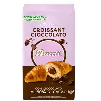 Qui Discount CROISSANT BAULI CIOCCOLATO/CREMA 6 PZ 300 GR offerta