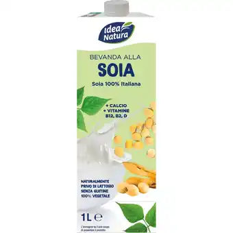 Qui Discount SOIA DRINK NATURALE BRIK IDEA NATURA 1 LITRO offerta