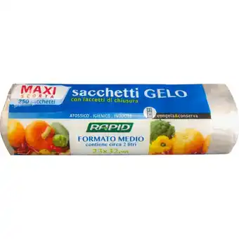 Qui Discount SACCHETTI GELO ROTOLO MISURE ASSORTITE offerta
