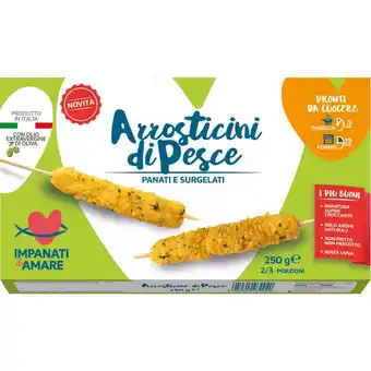 Qui Discount ARROSTICINI DI PESCE PANATI offerta