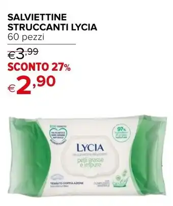 Iperal SALVIETTINE STRUCCANTI LYCIA 60 pezzi offerta