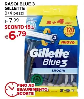 Iperal RASOI BLUE 3 GILLETTE 8+4 pezzi offerta