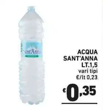 Ok Market ACQUA SANT'ANNA LT. 1,5 offerta