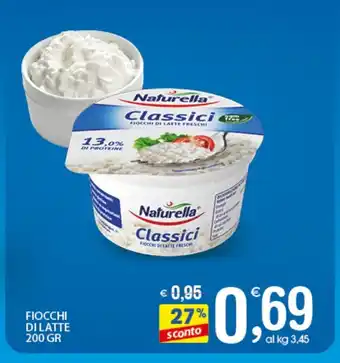 Qui Discount FIOCCHI DI LATTE 200 GR offerta
