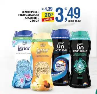 Qui Discount LENOR PERLE PROFUMAZIONI ASSORTITE 210 GR offerta