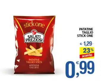 Qui Discount PATATINE TAGLIO STICK ONE offerta