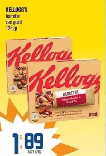 Ottimo Market KELLOGG'S barrette vari gusti 128 gr offerta
