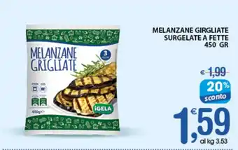 MELANZANE GIRGLIATE SURGELATE A FETTE 450 GR