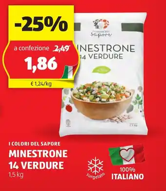 I COLORI DEL SAPORE MINESTRONE 14 VERDURE 1,5 kg