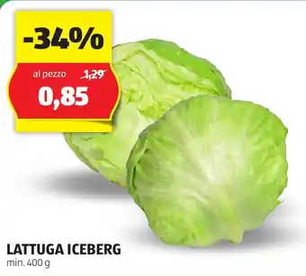 ALDI LATTUGA ICEBERG min. 400 g offerta