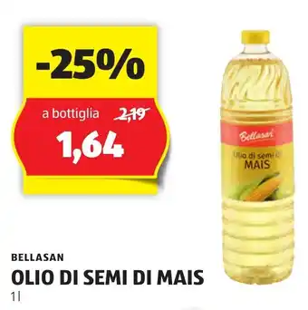ALDI BELLASAN OLIO DI SEMI DI MAIS 1 l offerta