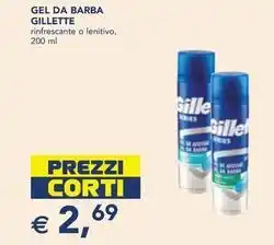 Esselunga GEL DA BARBA GILLETTE rinfrescante o lenitivo, 200 ml offerta