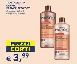 TRATTAMENTO CAPELLI FRANCK PROVOST shampoo, 500 ml o balsamo, 450 ml