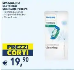 Esselunga SPAZZOLINO ELETTRICO SONICARE PHILIPS offerta