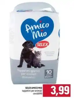 Emisfero SELEX AMICO MIO tappetini per animali cm 60X90 offerta