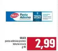 Emisfero SELEX pasta adesiva protesi tenuta sicura offerta