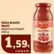Sigma Salsa pronta Mutti datterini/ciliegini 300 g offerta