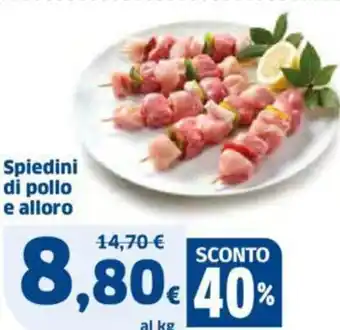 Sigma Spiedini di pollo e alloro offerta