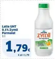 Sigma Latte UHT 0,1% Zymil Parmalat offerta
