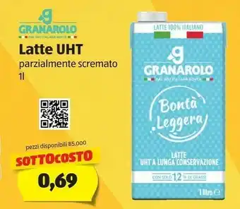 ALDI Granarolo Latte UHT offerta