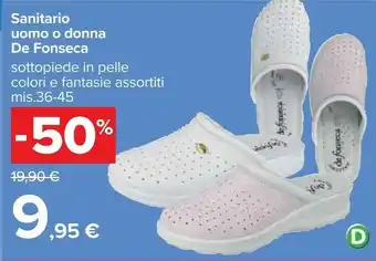 De Fonseca Sanitario Uomo O Donna